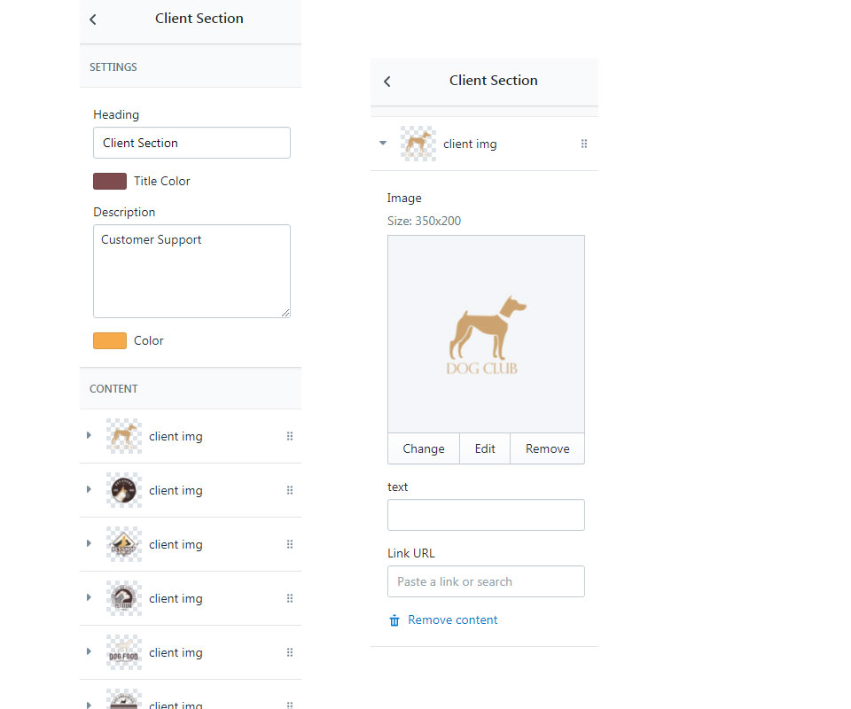 All Page Options