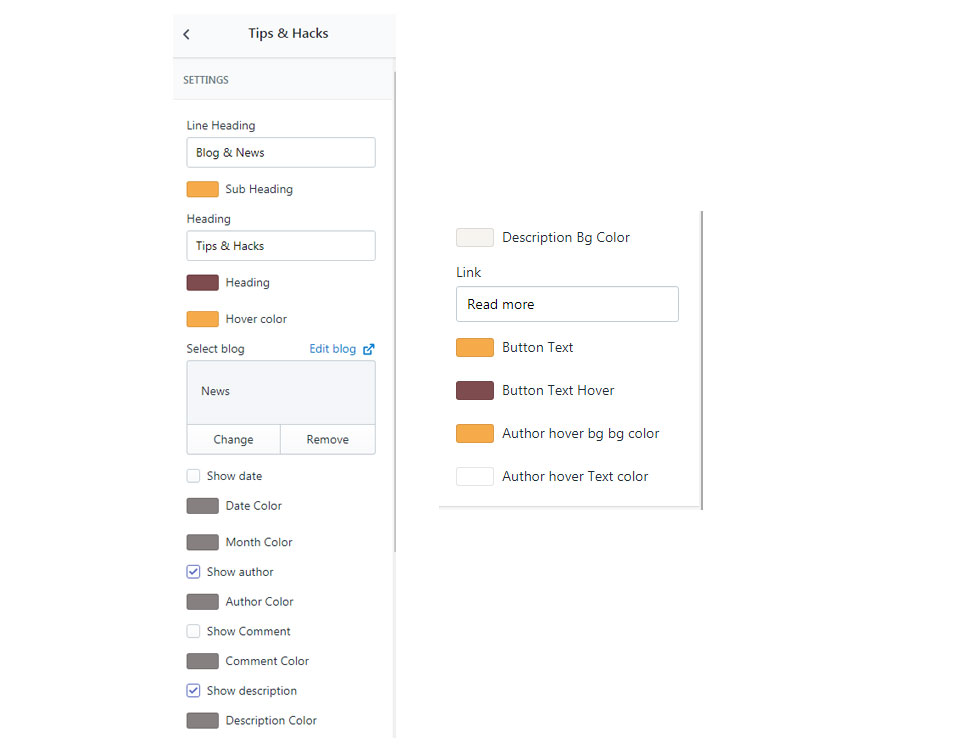 All Page Options