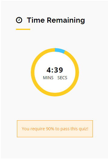Quiz Timer Color